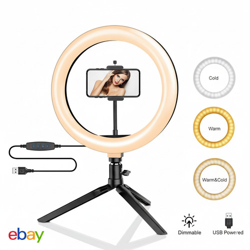 Led ring light tripod - led,