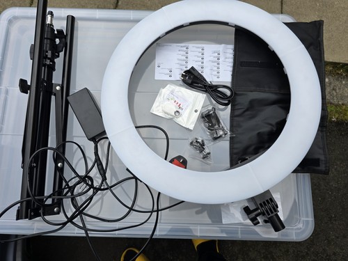 Big led ring light with - big,