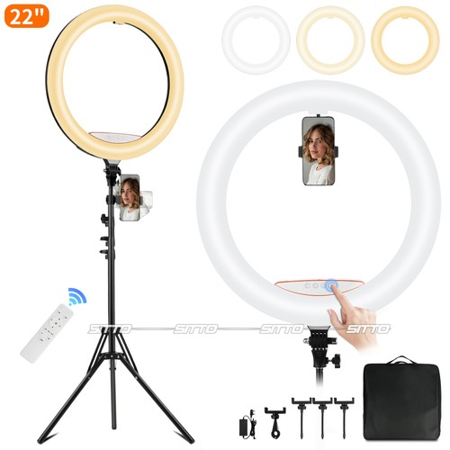Led ring light with stand - 22",