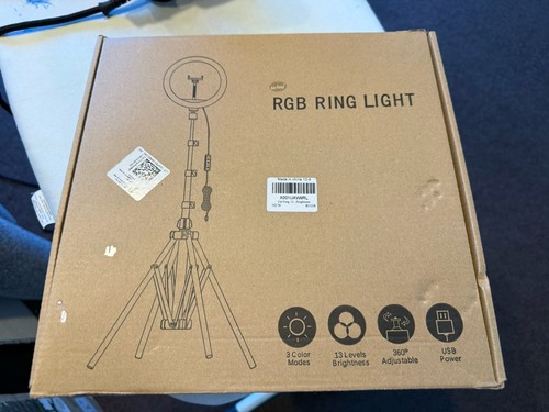 Ring light with - light,