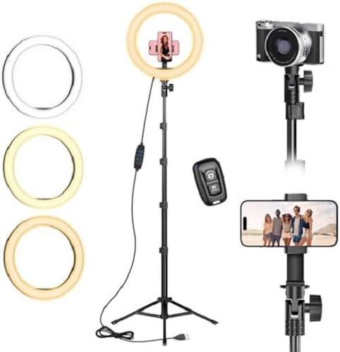 Ring light with - ring, tripod