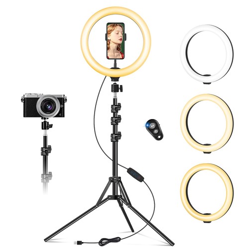 Led ring light tripod stand - led,