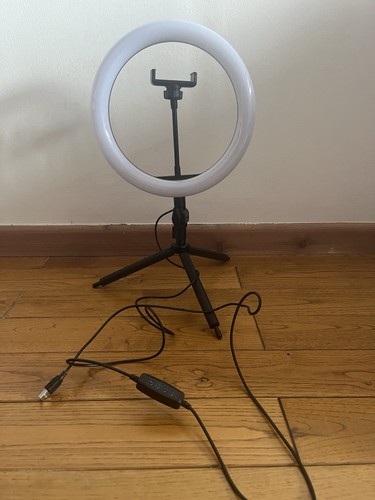 Ring light with - 12", tripod