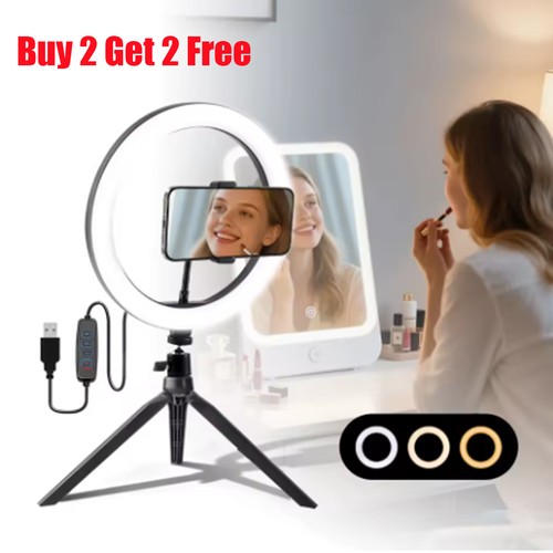 Ring light with tripod - 10",