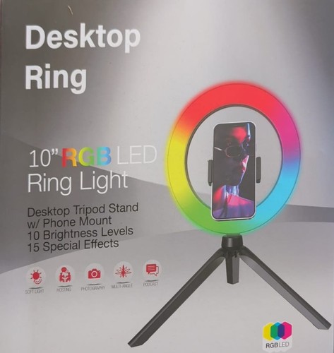 Led ring light with stand - 10",
