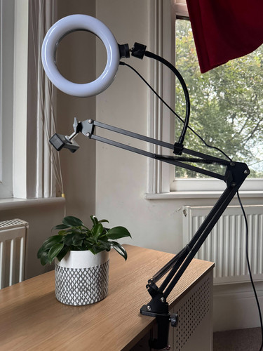 Overhead phone mount with ring - overhead,