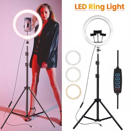 Led ring light w - 12/14", stand