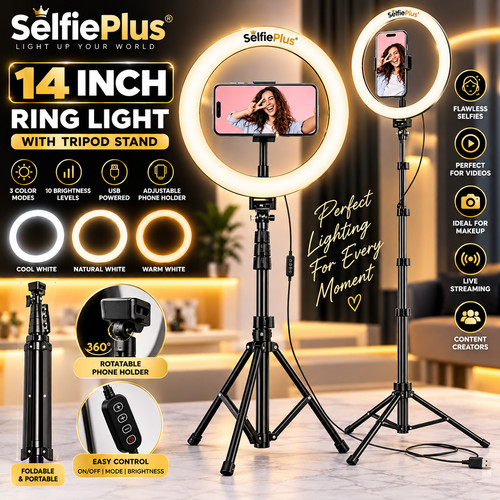 Inch ring light with - with, 56"
