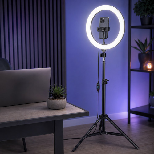 Inch led ring light with - inch,