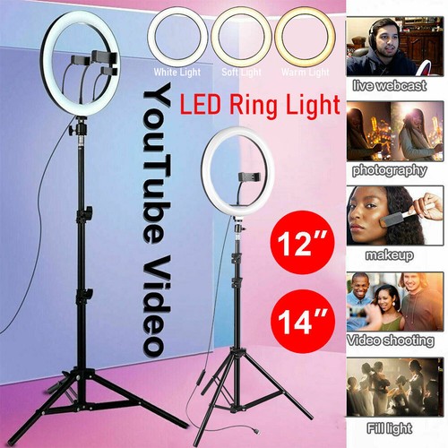 Led ring light w - light, stand
