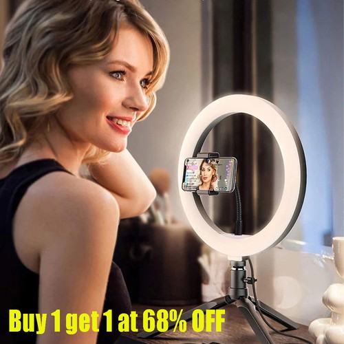 Led ring light with - ring, tripod