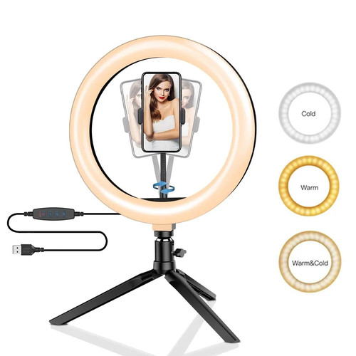Led ring light tripod stand - led,