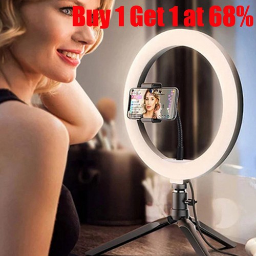 Led ring light with - ring, tripod