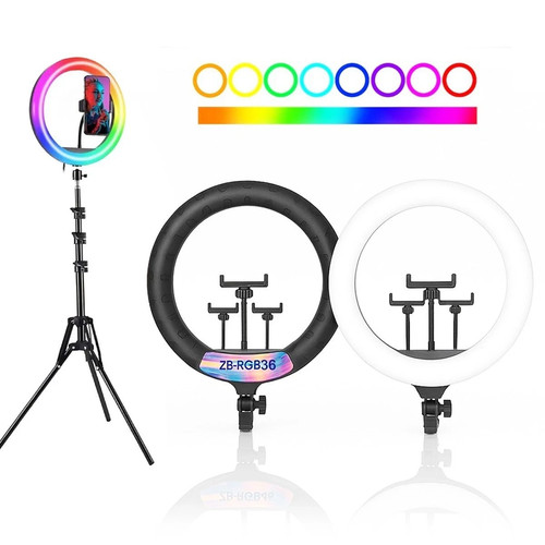 Led rgb ring light tripod - led,
